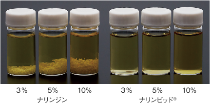 ナリンビッド_50％エタノールに対する溶解性（5℃）