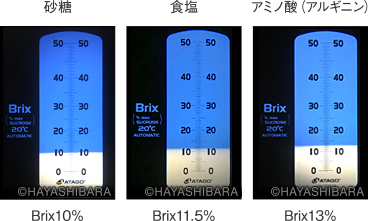 濃度10%-糖以外の成分